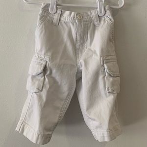 Polo by Ralph Lauren White Cargo Pants 12 Months